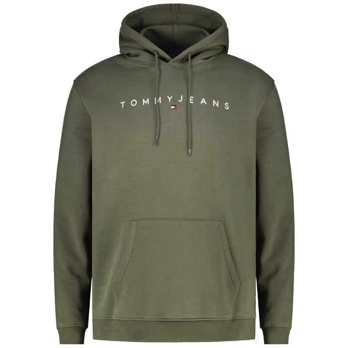 Tommy Jeans Plus Hoodie TJM REG LINEAR LOGO HOODIE EXT in Große Größen, Log günstig online kaufen