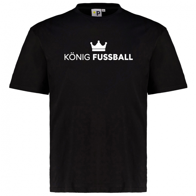 Pfundskerl Motto T-Shirt "König Fussball" günstig online kaufen