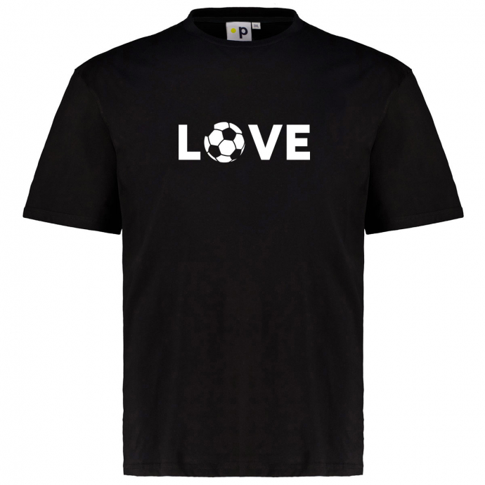 Motto T-Shirt "Love" schwarz_700 | 3XL