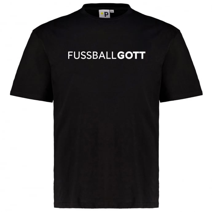 Pfundskerl Motto T-Shirt "Fussballgott" günstig online kaufen