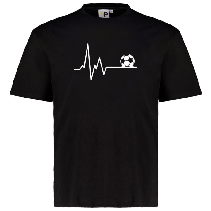 Pfundskerl T-Shirt mit Herzschlag-Print günstig online kaufen
