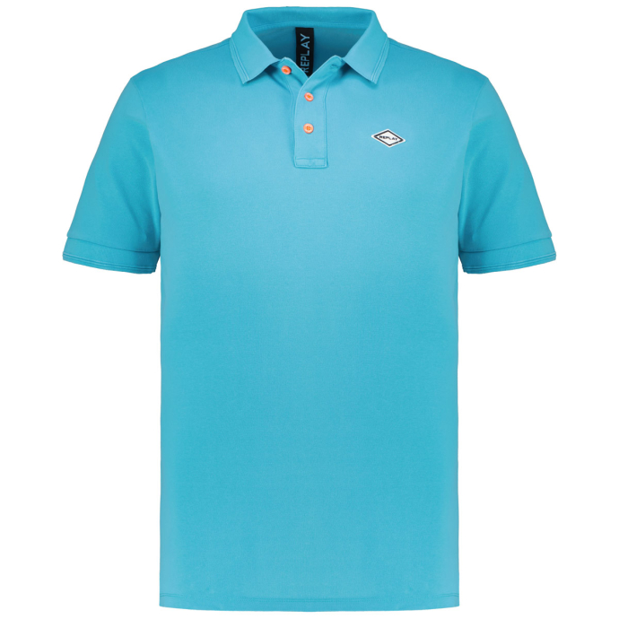 Replay Poloshirt mit Garment-Dye-Färbung günstig online kaufen