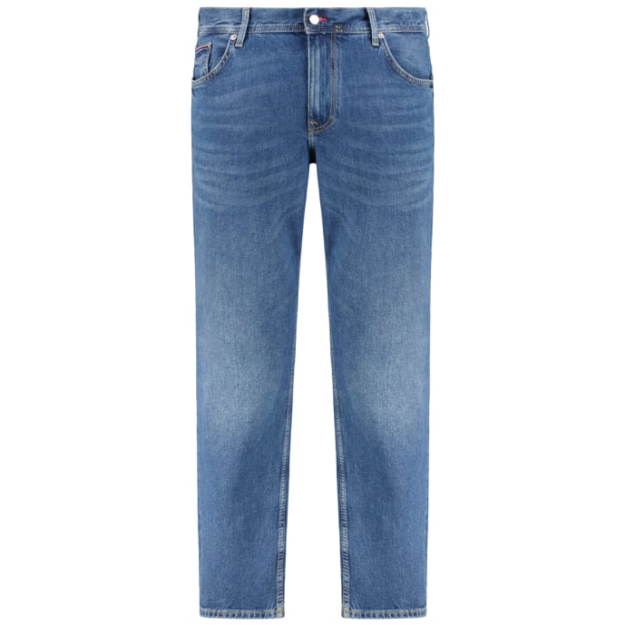 Tommy Hilfiger Stretch-Jeans mit Used-Waschung, gerade günstig online kaufen