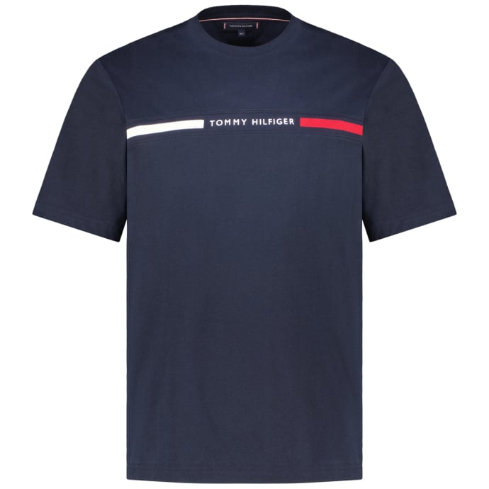 Tommy Hilfiger Big & Tall Rundhalsshirt "BT-HILFIGER CHEST INSERT TEE-B", i günstig online kaufen