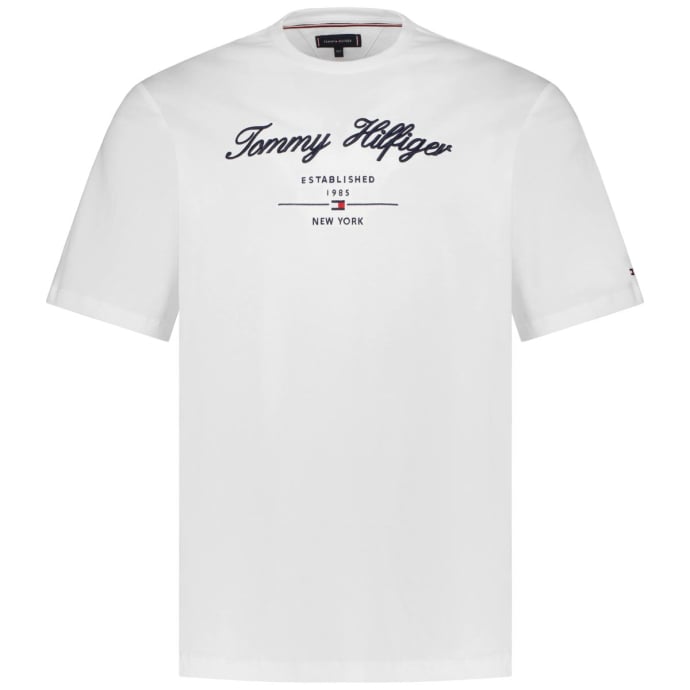 Tommy Hilfiger Big & Tall Rundhalsshirt BT-SCRIPT LOGO TEE-B in Großen Größ günstig online kaufen