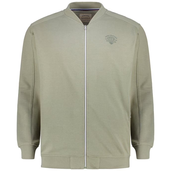 Redfield Sweatjacke mit Blousonkragen günstig online kaufen
