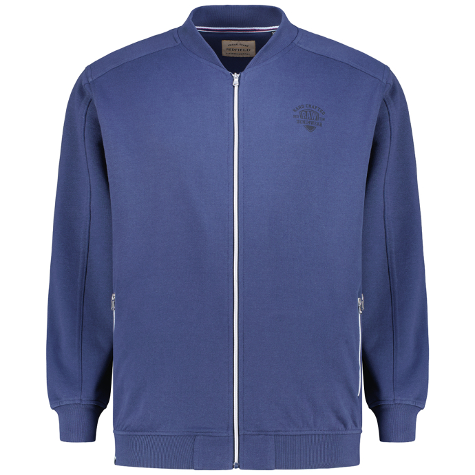 Redfield Sweatjacke mit Blousonkragen günstig online kaufen