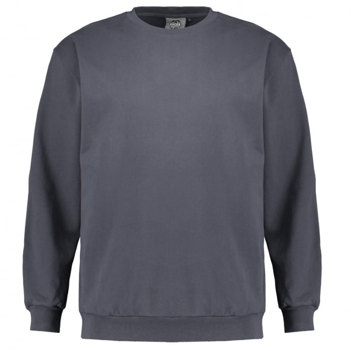 Ahorn Basic Sweatshirt aus weichem Baumwoll-Stretch günstig online kaufen