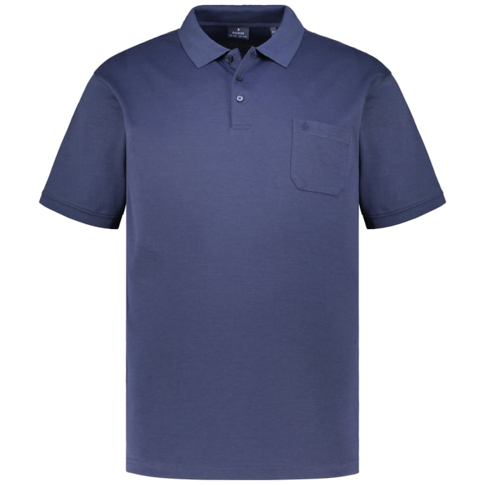 RAGMAN Poloshirt mit Pima-Baumwolle, bügelfrei