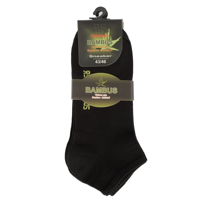 Harmony 3er-Pack Sneakersocken aus Bambus-Viskose günstig online kaufen