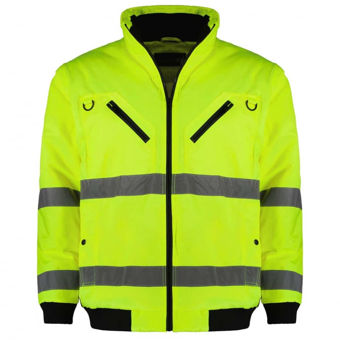 Abraxas Warnjacke gefüttert mit abnehmbaren Ärmeln günstig online kaufen