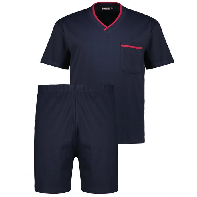ADAMO Schlafanzug aus Baumwolljersey günstig online kaufen