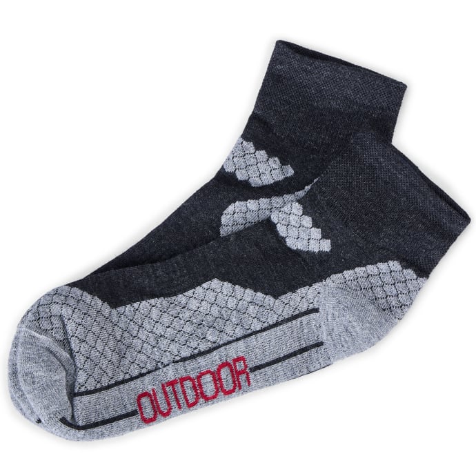 Lusana Trekking-Socke mit Polsterung, kurz günstig online kaufen