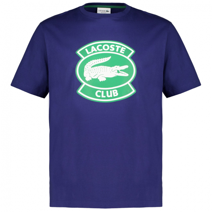 T-Shirt LACOSTE Club Design dunkelblau_78X | 3XL