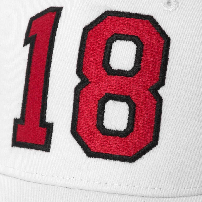 Jack&Jones Baseballcap aus Baumwolle mit Zahlen-Applikation günstig online kaufen
