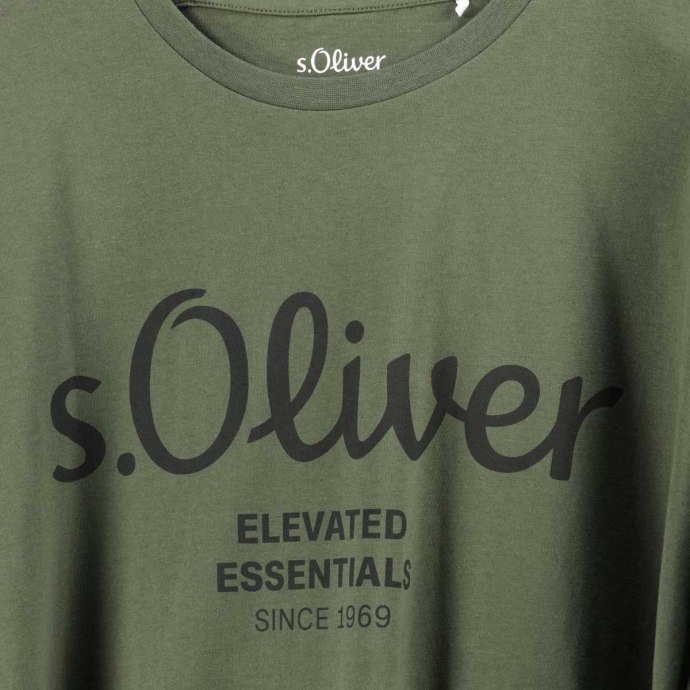 s.Oliver T-Shirt, aus atmungsaktiver Baumwolle günstig online kaufen
