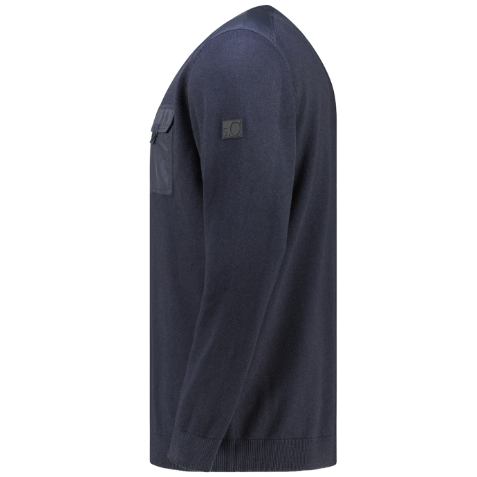 s.Oliver Feinstrickpullover im Material-Mix günstig online kaufen