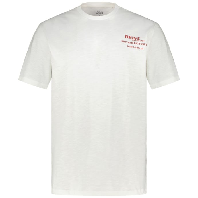 s.Oliver T-Shirt mit Print auf Vorder-und Rückseite günstig online kaufen