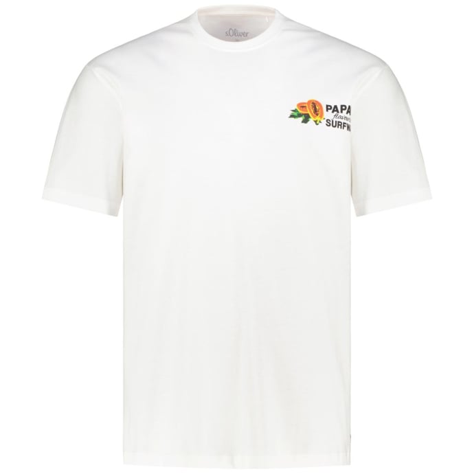 s.Oliver T-Shirt mit Print auf Vorder- und Rückseite günstig online kaufen