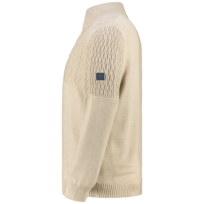 LERROS Strickpullover "LERROS Stricktroyer, tonal gemustert" günstig online kaufen