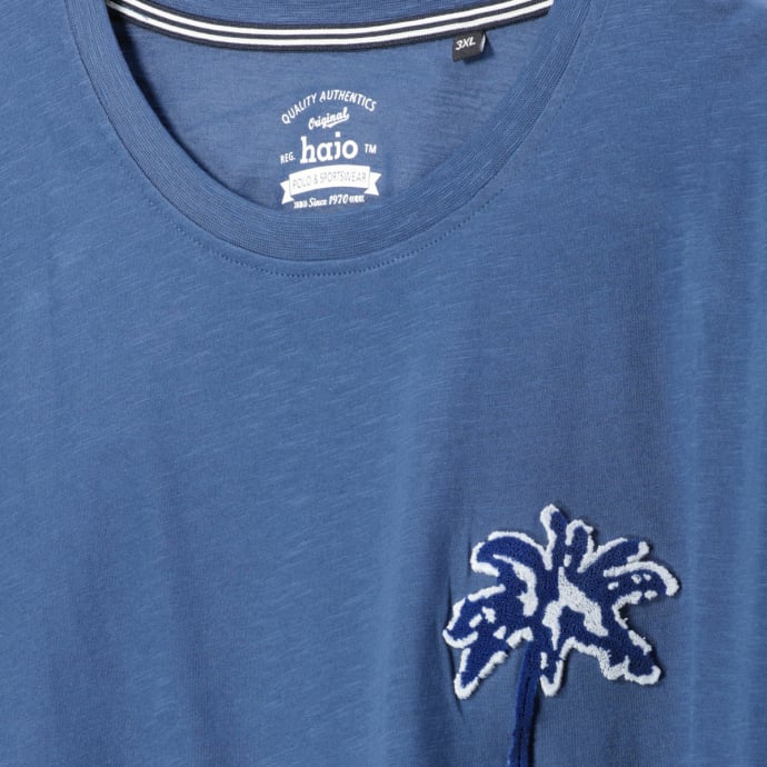 Hajo T-Shirt mit Flockprint günstig online kaufen