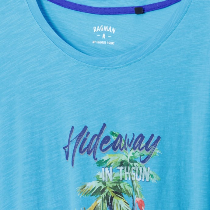 RAGMAN T-Shirt mit Motiv-Print günstig online kaufen