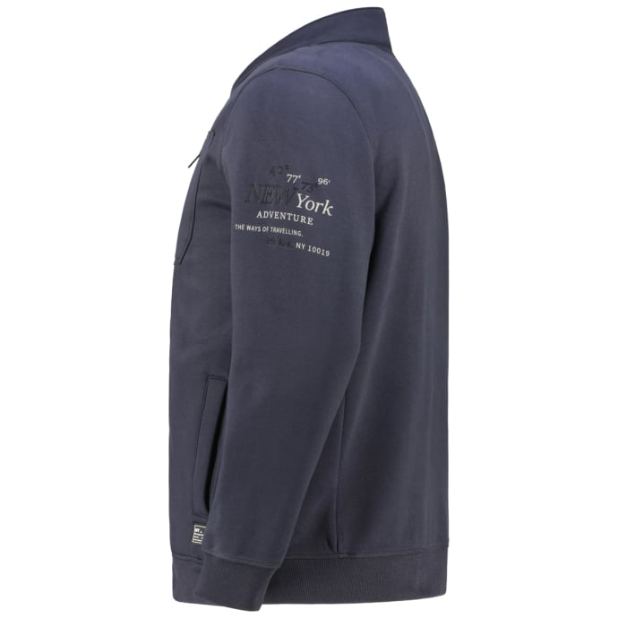 CASA MODA Sweatjacke mit Blousonkragen günstig online kaufen