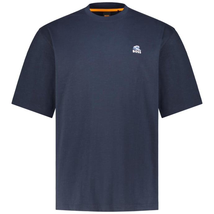 BOSS T-Shirt mit Print auf Vorder-und Rückseite günstig online kaufen