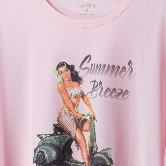 RAGMAN T-Shirt mit Print günstig online kaufen