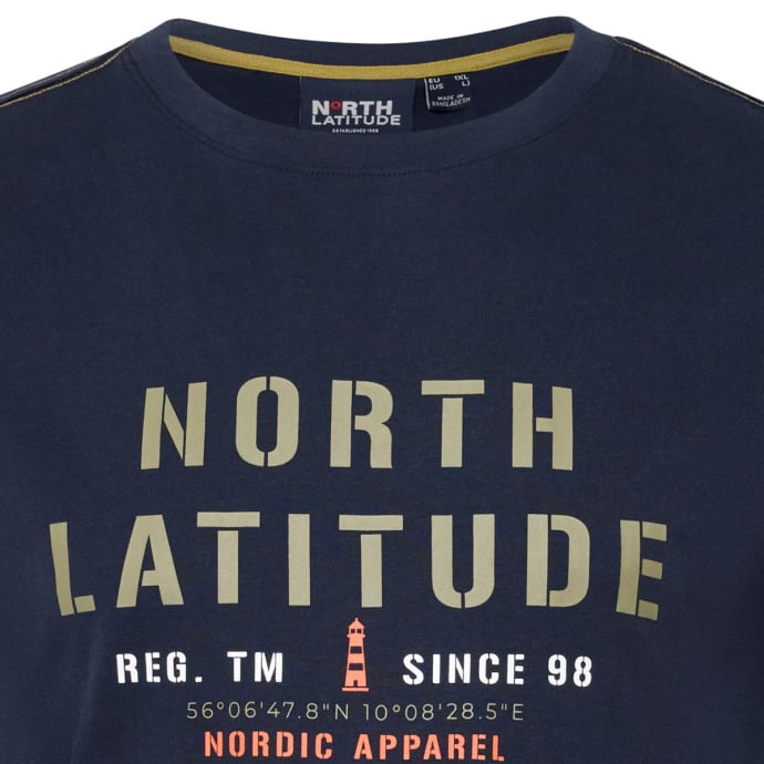 North T-Shirt mit Label-Print günstig online kaufen
