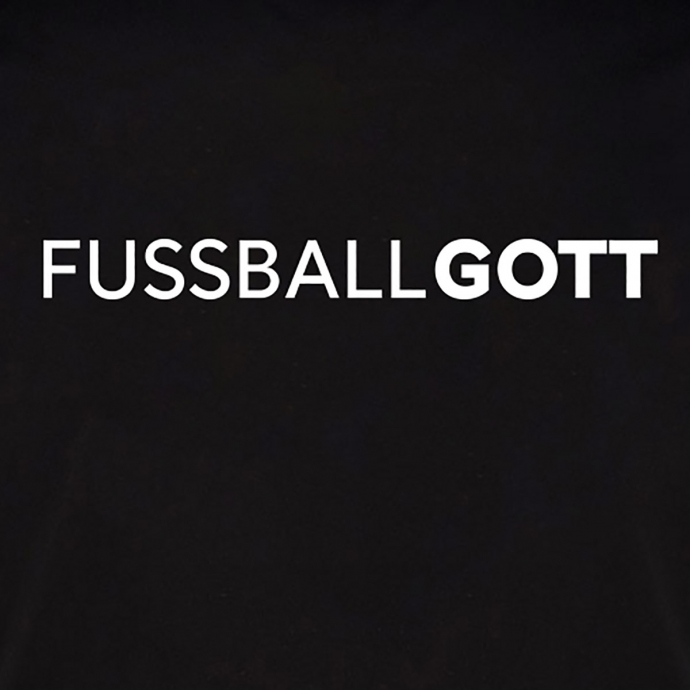 Pfundskerl Motto T-Shirt "Fussballgott" günstig online kaufen