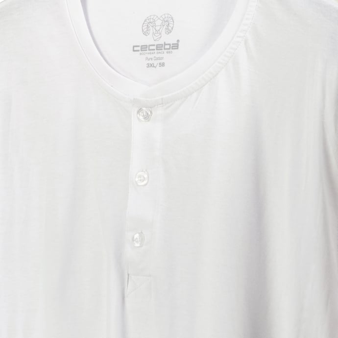 Ceceba Homewear Shirt mit Serafinokragen günstig online kaufen