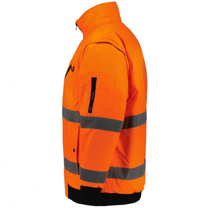 Abraxas Warnjacke gefüttert mit abnehmbaren Ärmeln günstig online kaufen