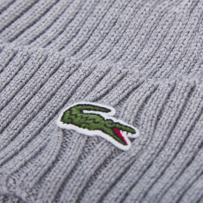 LACOSTE Strickmütze aus reiner Wolle günstig online kaufen