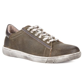Trachtensneaker "Siegfried" aus Leder braun_BERNSTEIN | 42