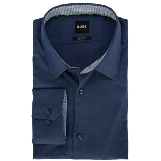 Businesshemd mit Elasthan, langarm blau_479 | 46