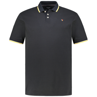 Poloshirt aus Baumwollmischung schwarz_BLACK | 3XL