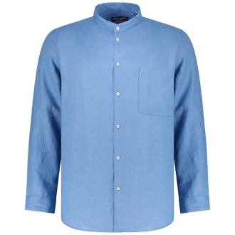 Freizeithemd aus Leinen hellblau_852 | 4XL