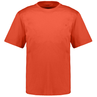 T-Shirt aus Baumwolle korallrot_457/521 | 3XL