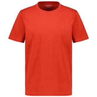 T-Shirt aus Baumwolle ziegelrot_492/53 | 3XL