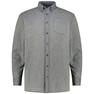 Freizeithemd aus Baumwoll-Flanell grau_89 | 3XL