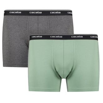 Doppelpack Pants aus Baumwolljersey mit Stretch oliv_390 | 10