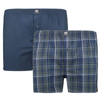 Doppelpack Boxershorts mit Stretch blau_634 | 8