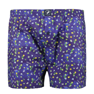 Boxershorts mit Allover-Prints mittelblau_665 | 10