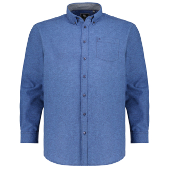 Freizeithemd aus Baumwoll-Flanell dunkelblau_91 | XXL