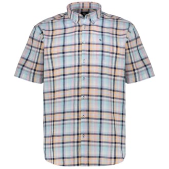 Kariertes Freizeithemd aus Baumwolle hellblau_26 | 3XL