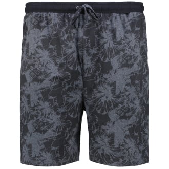 Kurze Jogginghose mit Allover-Print anthrazit_770 | 3XL