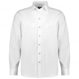 Trachtenhemd mit Biesen weiß_01 | 3XL