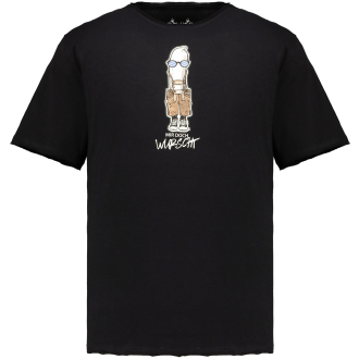 T-Shirt mit Motiv-Print schwarz_0200 | 8XL