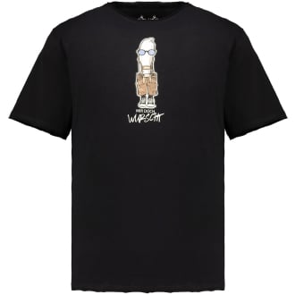 T-Shirt mit Motiv-Print schwarz_0200 | 8XL